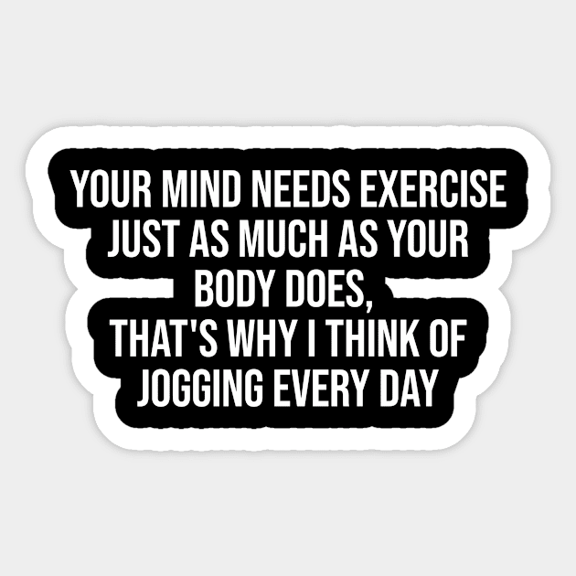 Funny Jogging Sticker by Wordify